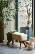 Gym Bench Leather Sand - Banc d’entrée - Bois, Cuir
