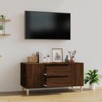 vidaXL Tv-meubel 102x44,5x50 cm bewerkt hout bruin, Huis en Inrichting, Kasten |Televisiemeubels, Verzenden, Nieuw