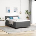 vidaXL Boxspringbed met Matras Lichtgrijs 140x200 cm, Verzenden, Nieuw