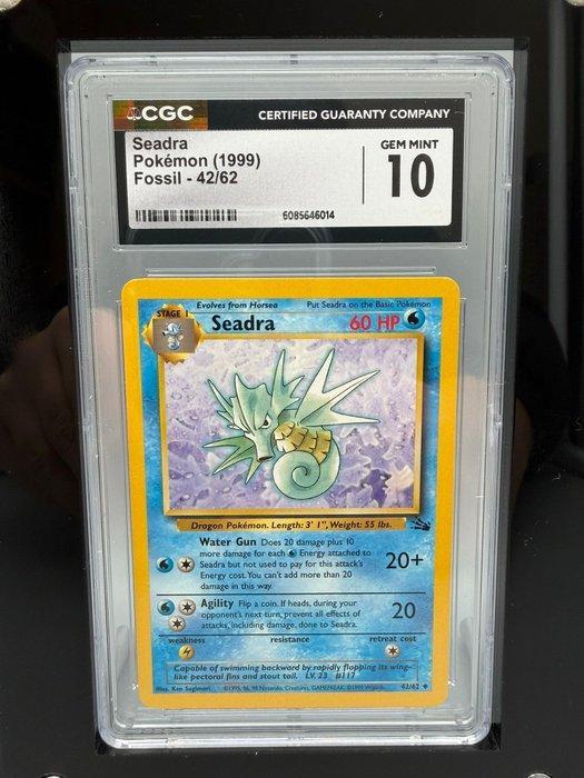 Pokémon Graded card - Seadra - CGC 10 - WOTC - Fossil, Hobby en Vrije tijd, Verzamelkaartspellen | Pokémon