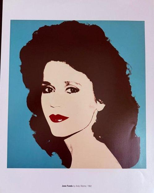 Andy Warhol (after) - “Jane Fonda by Andy Warhol, 1982”., Antiek en Kunst, Kunst | Designobjecten