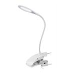 2dekans | Moderne LED lamp met Klemspot 230x410mm Wit – USB,, Huis en Inrichting, Ophalen of Verzenden, Nieuw