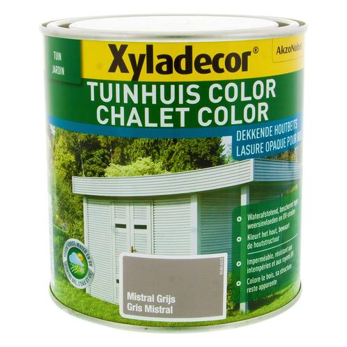 NIEUW - Xyladecor Tuinhuis Color, mistral grijs - 1 l, Bricolage & Construction, Bois & Planches, Envoi