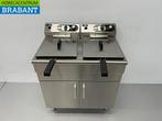HCB Friteuse double en acier inoxydable 2 x 14 litres 400V, Verzenden