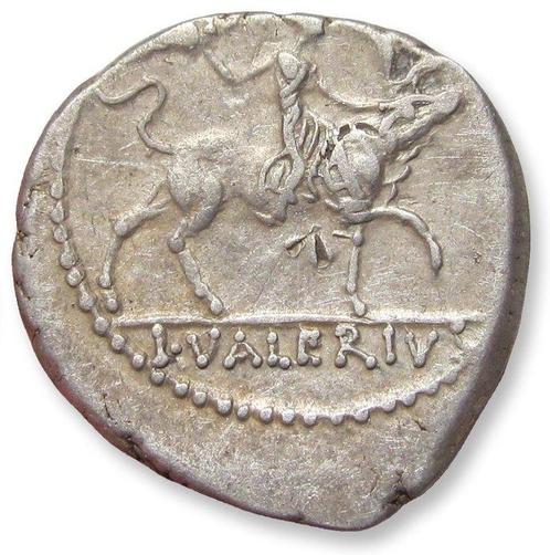 Romeinse Republiek. L. Valerius Acisculus. Denarius Rome, Postzegels en Munten, Munten | Europa | Niet-Euromunten