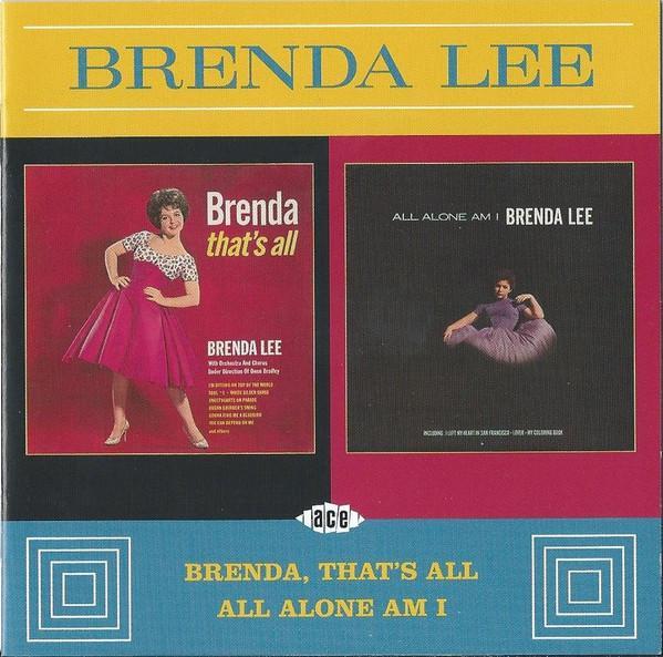 Brenda Lee - Brenda, Thats All / All Alone Am I, Cd's en Dvd's, Cd's | Pop, Gebruikt, Verzenden