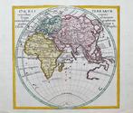 Wereldkaart, Kaart - Oostelijk halfrond / Azië / Afrika /