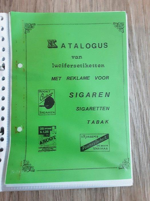 Zonder Minimumprijs - Luciferhouder (62) - Papier -, Verzamelen, Rookartikelen, Aanstekers en Luciferdoosjes