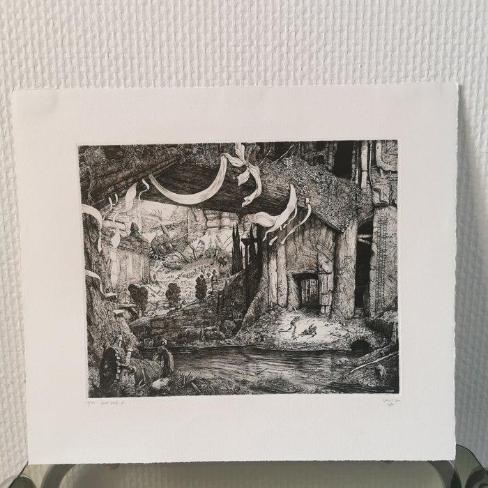 Philippe Mohlitz (1941) - Duel porte A, Antiquités & Art, Antiquités | Autres Antiquités