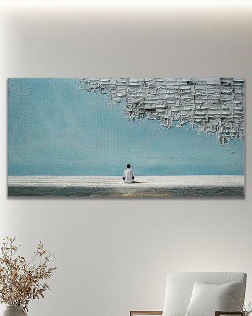 CleliaArt - Waiting Quietly, Antiek en Kunst, Kunst | Schilderijen | Modern