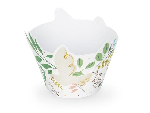 Cupcake Vormpjes Bloemen 6st, Hobby en Vrije tijd, Feestartikelen, Nieuw, Verzenden