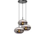Lucide ELEGANCE - Hanglamp - Ø 55 cm - 3xE27 - Fumé, Huis en Inrichting, Verzenden, Zo goed als nieuw