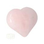 Rozenkwarts bol ( Puffy ) hart  Nr 25 - 4 cm - 37 gram, Nieuw, Verzenden