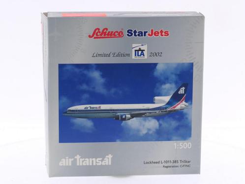 Schaal 1:500  Schuco/Star Jets 355 7549  Air Transat Lock..., Hobby en Vrije tijd, Modelbouw | Vliegtuigen en Helikopters, Gebruikt