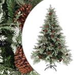 vidaXL Kerstboom met dennenappels 150 cm PVC en PE groen en, Diversen, Kerst, Verzenden, Nieuw