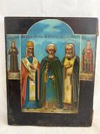 Icoon - Drie heiligen - Hout