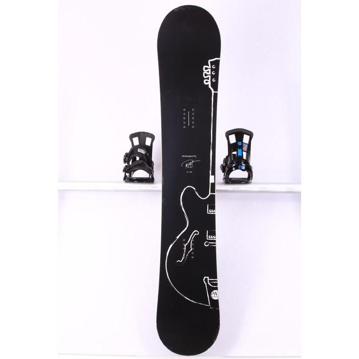 162 snowboard PAT BURGENER PRO GUITAR LIMITED, Black, CAMBER, Sport en Fitness, Snowboarden, Verzenden