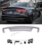 S4 Look Diffuser + Uitlaat sierstukken voor Audi A4 B8.5 (S, Ophalen of Verzenden