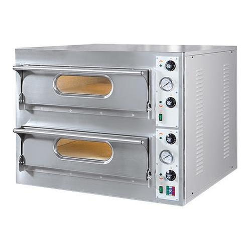 Pizza oven | 4+4 33Øcm | 9,4kW | Met chamotte bodem |, Zakelijke goederen, Horeca | Keukenapparatuur, Nieuw in verpakking, Verzenden