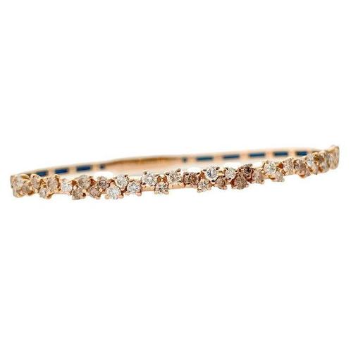 Armband - 18 karaat Roségoud -  1.82ct. tw. Diamant, Bijoux, Sacs & Beauté, Bijoux anciens