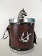 Ijsemmer - Heel mooi paardenruiters ijsemmer uit de jaren 60