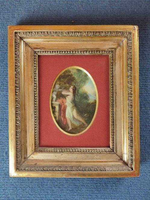 Jean Marius Fouque (1822-1880) - Venere di fronte alla, Antiek en Kunst, Kunst | Schilderijen | Klassiek