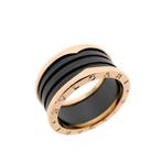 18 Krt. Rosé gouden ring; B.zero1 | BVLGARI, Gebruikt, Overige kleuren, 20 of groter, Ophalen of Verzenden