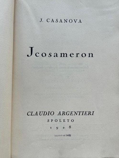 J. Casanova - Icosameron ou Histoire dEdouard et, Antiek en Kunst, Antiek | Boeken en Manuscripten