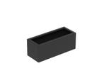 Aluminium plantenbak 100x40x40cm - Met bodem, Tuin en Terras, 100 cm of meer, Nieuw, Metaal, Rechthoekig