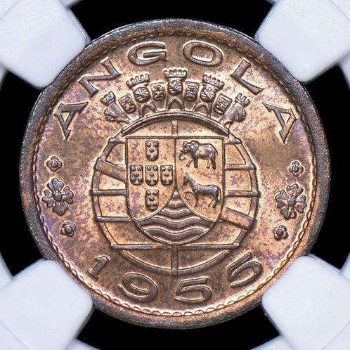 Portugees Angola. Republic. 50 centavos 1955 - NGC - MS 64 -, Timbres & Monnaies, Monnaies | Europe | Monnaies non-euro