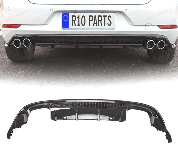 DIFFUSEUR VOLKSWAGEN VW GOLF 7.5 17-20 LOOK R NOIR, Autos : Pièces & Accessoires, Carrosserie & Tôlerie, Envoi