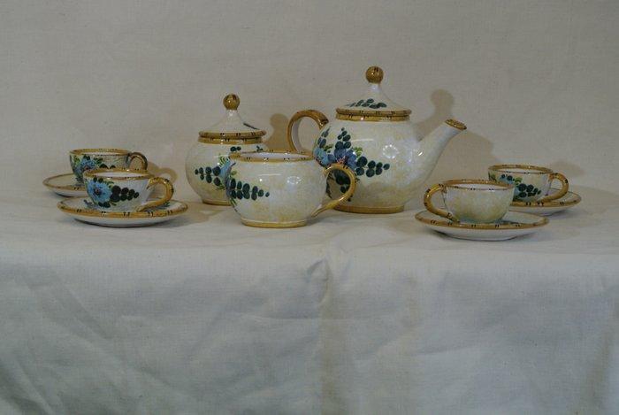 Manifattura Gioia - Service à thé (11) - Servito da tè -, Antiquités & Art, Curiosités & Brocante