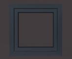 PVC raam draai kiep b60xh60 cm Antraciet, Doe-het-zelf en Bouw, Glas en Ramen, Minder dan 80 cm, Minder dan 80 cm, Nieuw, Ophalen of Verzenden