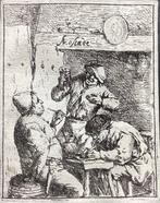 Adriaen Van Ostade (1610-1685) - Tre uomini attorno a un