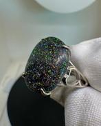 Opaal Sieraden - Hoogte: 17 mm - Breedte: 14.5 mm- 3.68 g -