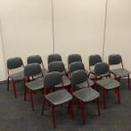 Complete set 12 stuks schoolstoelen zith. 43 cm,  van Helmut