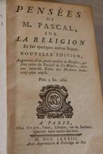 Blaise Pascal - Pensées de M. Pascal, sur la Religion -