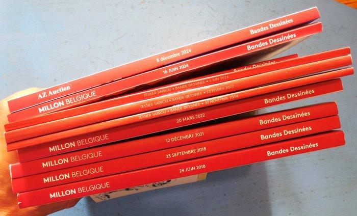 Catalogue de ventes Millon - 10x B - 10 Album - Eerste druk, Boeken, Stripverhalen