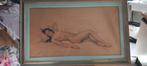 Henri Launay (XX) - Woman nude, Antiek en Kunst, Kunst | Schilderijen | Klassiek