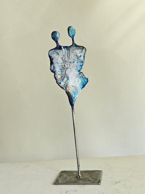Couple enraciné, Antiek en Kunst, Kunst | Designobjecten