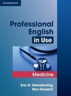 Professional English in Use Medicine 9780521682015, Boeken, Verzenden, Gelezen, Ron Howard