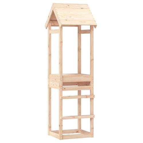 vidaXL Speeltoren 53x46,5x194 cm massief grenenhout, Kinderen en Baby's, Speelgoed | Buiten | Speeltoestellen, Nieuw, Verzenden