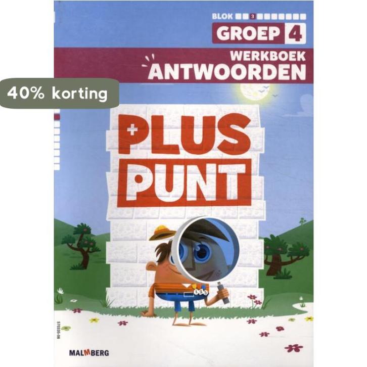 Pluspunt groep 4 blok 3 Werkboek antwoorden 9789402060065, Boeken, Schoolboeken, Gelezen, Verzenden
