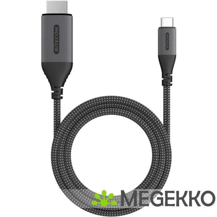 Sitecom USB-C to HDMI 2.1 cable 1,8m 8k, Computers en Software, Overige Computers en Software, Nieuw, Verzenden