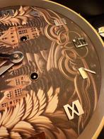 Wandklok - Hout, Messing - 1990-2000, Antiek en Kunst