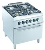 Gasfornuis | 4 Branders | 3x 6kW + 1x 10kW | Met, Verzenden, Nieuw in verpakking