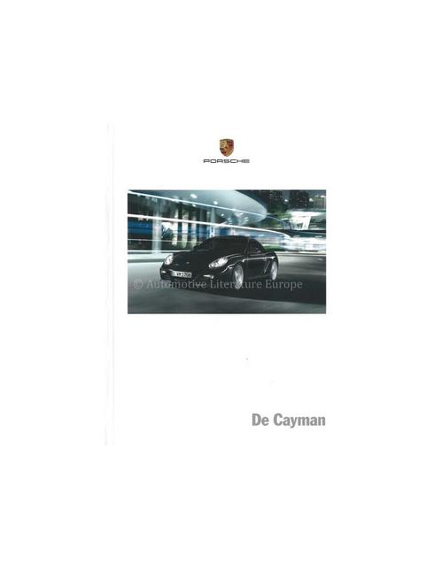 2012 PORSCHE CAYMAN HARDCOVER BROCHURE NEDERLANDS, Livres, Autos | Brochures & Magazines