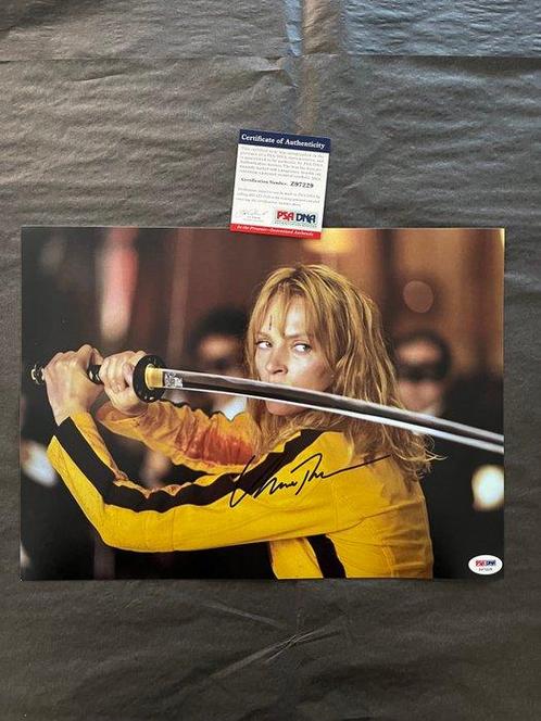 Kill Bill - Volume 1 - Uma Thurman (The Bride) - Signed in, Verzamelen, Film en Tv