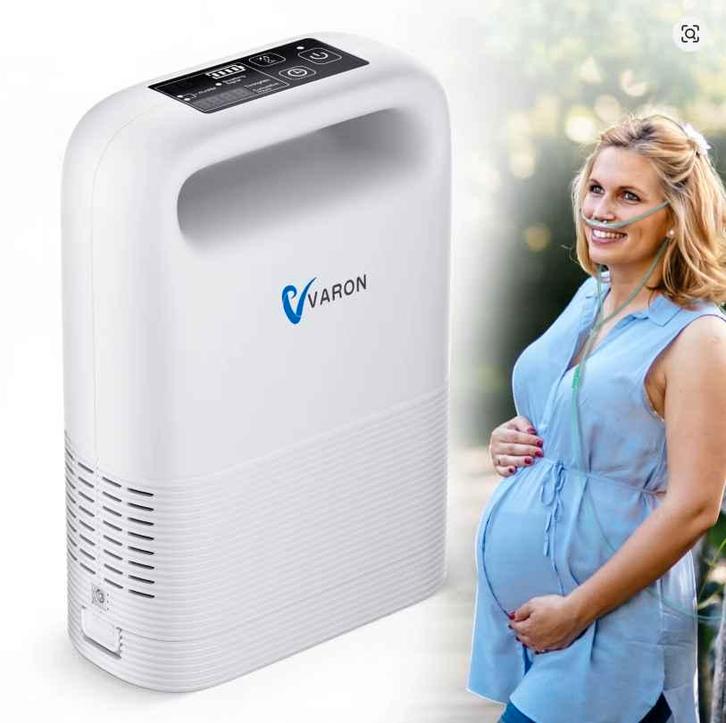 Zuurstofconcentrator - Zuurstof apparaat - Draagbaar - Wit -, Diversen, Verpleegmiddelen, Nieuw, Verzenden