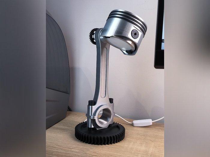 sergio - sergio - Lamp - PLA - Piston 3D lamp, Antiek en Kunst, Curiosa en Brocante